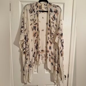 Max Studio floral kimono cardigan
